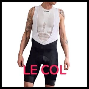 Le Col Black/White Team Bahrain McLaren Tour De France Pro Bib Bike Short (XXL)